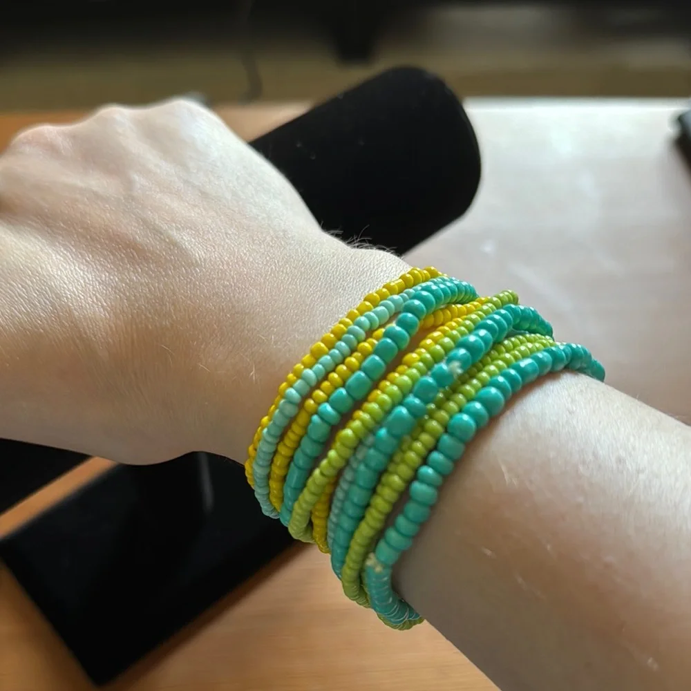 Colorful Beaded Bracelet Set